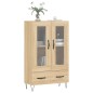 vidaXL Highboard Sonoma-Eiche 69,5x31x115 cm Holzwerkstoff vidaXL Highboard Sonoma-Eiche 69,5x31x115 cm Holzwerkstoff