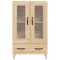 vidaXL Highboard Sonoma-Eiche 69,5x31x115 cm Holzwerkstoff vidaXL Highboard Sonoma-Eiche 69,5x31x115 cm Holzwerkstoff