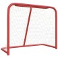 vidaXL Hockey-Tor Rot und Weiß 183x71x122 cm Polyester vidaXL Hockey-Tor Rot und Weiß 183x71x122 cm Polyester