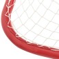 vidaXL Hockey-Tor Rot und Weiß 183x71x122 cm Polyester vidaXL Hockey-Tor Rot und Weiß 183x71x122 cm Polyester
