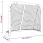 vidaXL Hockey-Tor Rot und Weiß 183x71x122 cm Polyester vidaXL Hockey-Tor Rot und Weiß 183x71x122 cm Polyester