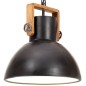 vidaXL Hängelampe Industriestil 25 W Schwarz Rund 30 cm E27 vidaXL Hängelampe Industriestil 25 W Schwarz Rund 30 cm E27