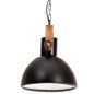 vidaXL Hängelampe Industriestil 25 W Schwarz Rund 30 cm E27 vidaXL Hängelampe Industriestil 25 W Schwarz Rund 30 cm E27