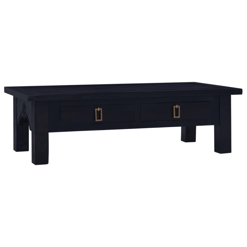 vidaXL Couchtisch Hellschwarzer Kaffee 100x50x30cm Mahagoni-Holz vidaXL Couchtisch Hellschwarzer Kaffee 100x50x30cm Mahagoni-Holz