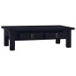 vidaXL Couchtisch Hellschwarzer Kaffee 100x50x30cm Mahagoni-Holz vidaXL Couchtisch Hellschwarzer Kaffee 100x50x30cm Mahagoni-Holz