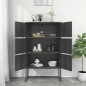 vidaXL Highboard Anthrazit 80x35x135 cm Stahl vidaXL Highboard Anthrazit 80x35x135 cm Stahl