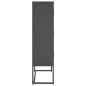 vidaXL Highboard Anthrazit 80x35x135 cm Stahl vidaXL Highboard Anthrazit 80x35x135 cm Stahl