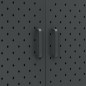 vidaXL Highboard Anthrazit 80x35x135 cm Stahl vidaXL Highboard Anthrazit 80x35x135 cm Stahl