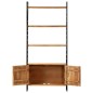 vidaXL Bücherregal 4 Ebenen 80x30x180 cm Massivholz Akazie vidaXL Bücherregal 4 Ebenen 80x30x180 cm Massivholz Akazie