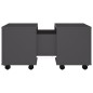 vidaXL Couchtisch Grau 60x60x38 cm Holzwerkstoff vidaXL Couchtisch Grau 60x60x38 cm Holzwerkstoff