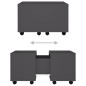 vidaXL Couchtisch Grau 60x60x38 cm Holzwerkstoff vidaXL Couchtisch Grau 60x60x38 cm Holzwerkstoff