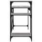 vidaXL Schreibtisch mit Regal Grau Sonoma 105x50x90 cm Holzwerkstoff vidaXL Schreibtisch mit Regal Grau Sonoma 105x50x90 cm Holzwerkstoff
