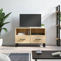 vidaXL TV-Schrank Sonoma-Eiche 80x36x50 cm Holzwerkstoff