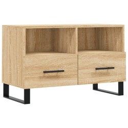 vidaXL TV-Schrank Sonoma-Eiche 80x36x50 cm Holzwerkstoff