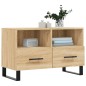 vidaXL TV-Schrank Sonoma-Eiche 80x36x50 cm Holzwerkstoff vidaXL TV-Schrank Sonoma-Eiche 80x36x50 cm Holzwerkstoff