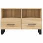 vidaXL TV-Schrank Sonoma-Eiche 80x36x50 cm Holzwerkstoff vidaXL TV-Schrank Sonoma-Eiche 80x36x50 cm Holzwerkstoff