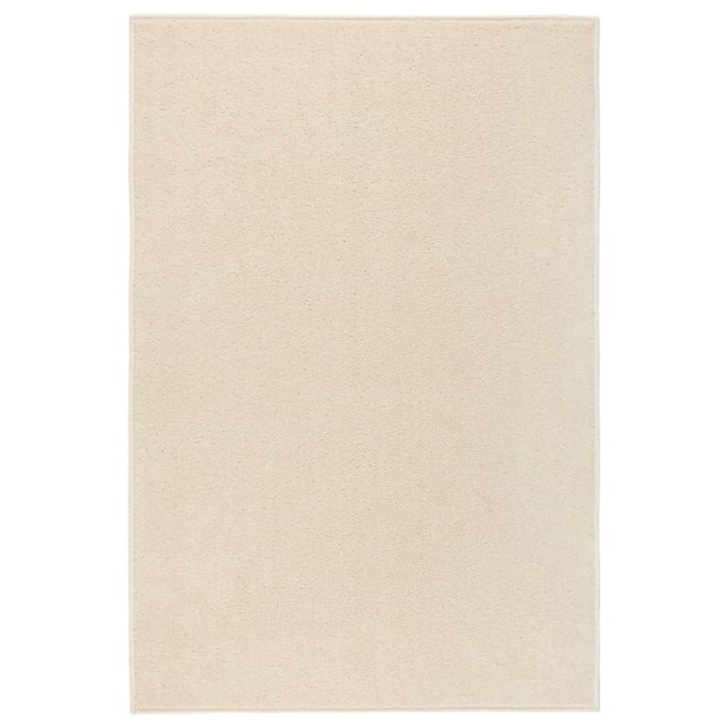 vidaXL Teppich Kurzflor 160x230 cm Creme vidaXL Teppich Kurzflor 160x230 cm Creme