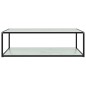 vidaXL Couchtisch Weiß 120x60x35 cm Hartglas vidaXL Couchtisch Weiß 120x60x35 cm Hartglas