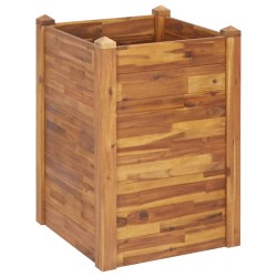 vidaXL Garten-Hochbeet 60 x 60 x 84 cm Massivholz Akazie
