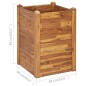 vidaXL Garten-Hochbeet 60 x 60 x 84 cm Massivholz Akazie vidaXL Garten-Hochbeet 60 x 60 x 84 cm Massivholz Akazie