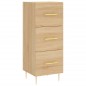 vidaXL Highboard Sonoma-Eiche 34,5x34x180 cm Holzwerkstoff vidaXL Highboard Sonoma-Eiche 34,5x34x180 cm Holzwerkstoff