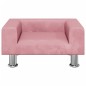 vidaXL Hundebett Rosa 50x40x26,5 cm Samt vidaXL Hundebett Rosa 50x40x26,5 cm Samt