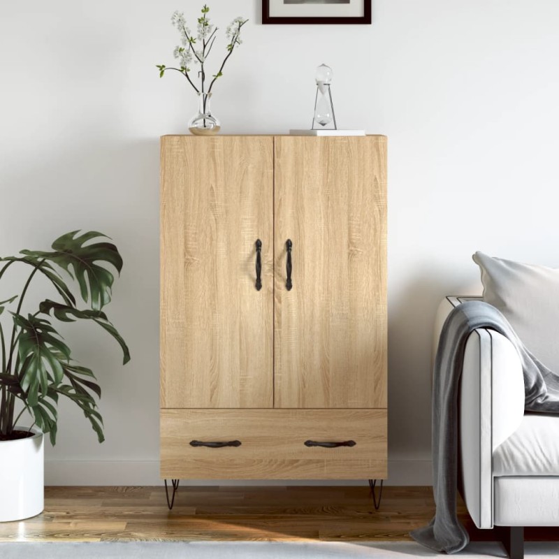 vidaXL Highboard Sonoma-Eiche 69,5x31x115 cm Holzwerkstoff vidaXL Highboard Sonoma-Eiche 69,5x31x115 cm Holzwerkstoff