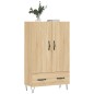 vidaXL Highboard Sonoma-Eiche 69,5x31x115 cm Holzwerkstoff vidaXL Highboard Sonoma-Eiche 69,5x31x115 cm Holzwerkstoff