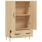 vidaXL Highboard Sonoma-Eiche 69,5x31x115 cm Holzwerkstoff vidaXL Highboard Sonoma-Eiche 69,5x31x115 cm Holzwerkstoff