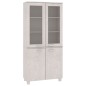 vidaXL Highboard HAMAR Massivholz Kiefer Weiß vidaXL Highboard HAMAR Massivholz Kiefer Weiß