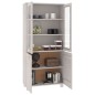 vidaXL Highboard HAMAR Massivholz Kiefer Weiß vidaXL Highboard HAMAR Massivholz Kiefer Weiß