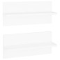 vidaXL Wandregale 2 Stk. Weiß 40x11,5x18 cm Holzwerkstoff vidaXL Wandregale 2 Stk. Weiß 40x11,5x18 cm Holzwerkstoff