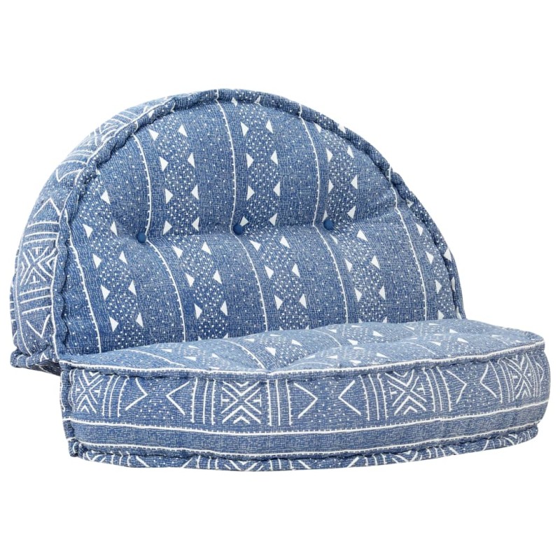 Pouf 100x20 cm Indigo Stoff Pouf 100x20 cm Indigo Stoff