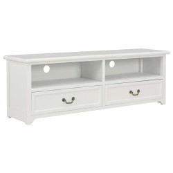 vidaXL TV-Schrank Weiß 120x30x40 cm Holz