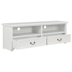 vidaXL TV-Schrank Weiß 120x30x40 cm Holz