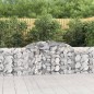 vidaXL Gabionen mit Hochbogen 20 Stk. 300x30x80/100cm Verzinktes Eisen vidaXL Gabionen mit Hochbogen 20 Stk. 300x30x80/100cm Verzinktes Eisen