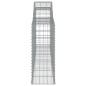 vidaXL Gabionen mit Hochbogen 20 Stk. 300x30x80/100cm Verzinktes Eisen vidaXL Gabionen mit Hochbogen 20 Stk. 300x30x80/100cm Verzinktes Eisen