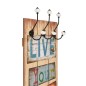 vidaXL Wandgarderobe mit 6 Haken 120 x 40 cm "LIVE LIFE" vidaXL Wandgarderobe mit 6 Haken 120 x 40 cm "LIVE LIFE"