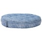 Pouf 100x20 cm Indigo Stoff Pouf 100x20 cm Indigo Stoff