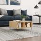 vidaXL Couchtisch Sonoma-Eiche 60x60x30 cm Holzwerkstoff vidaXL Couchtisch Sonoma-Eiche 60x60x30 cm Holzwerkstoff