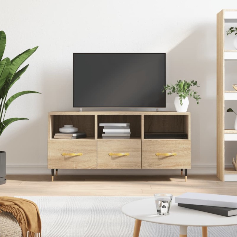 vidaXL TV-Schrank Sonoma-Eiche 102x36x50 cm Holzwerkstoff vidaXL TV-Schrank Sonoma-Eiche 102x36x50 cm Holzwerkstoff