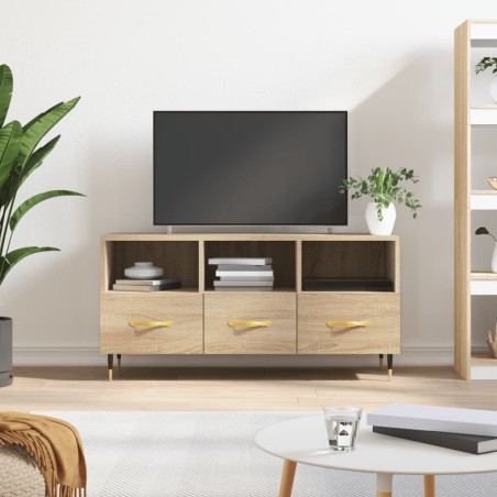 vidaXL TV-Schrank Sonoma-Eiche 102x36x50 cm Holzwerkstoff
