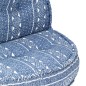Pouf 100x20 cm Indigo Stoff Pouf 100x20 cm Indigo Stoff