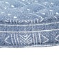 Pouf 100x20 cm Indigo Stoff Pouf 100x20 cm Indigo Stoff