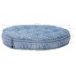 Pouf 100x20 cm Indigo Stoff Pouf 100x20 cm Indigo Stoff