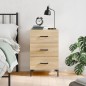vidaXL Nachttisch Sonoma-Eiche 40x40x66 cm Holzwerkstoff vidaXL Nachttisch Sonoma-Eiche 40x40x66 cm Holzwerkstoff