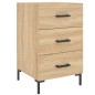 vidaXL Nachttisch Sonoma-Eiche 40x40x66 cm Holzwerkstoff vidaXL Nachttisch Sonoma-Eiche 40x40x66 cm Holzwerkstoff