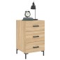vidaXL Nachttisch Sonoma-Eiche 40x40x66 cm Holzwerkstoff vidaXL Nachttisch Sonoma-Eiche 40x40x66 cm Holzwerkstoff