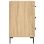 vidaXL Nachttisch Sonoma-Eiche 40x40x66 cm Holzwerkstoff vidaXL Nachttisch Sonoma-Eiche 40x40x66 cm Holzwerkstoff