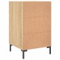 vidaXL Nachttisch Sonoma-Eiche 40x40x66 cm Holzwerkstoff vidaXL Nachttisch Sonoma-Eiche 40x40x66 cm Holzwerkstoff